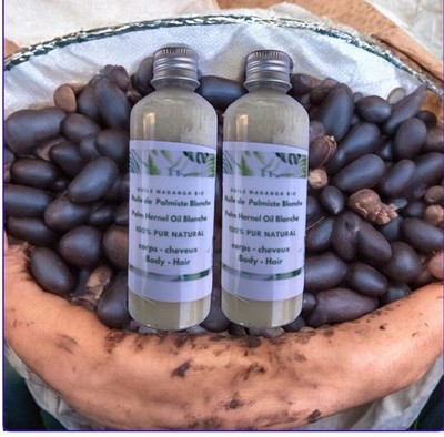 Mayanga Palmöl weiß 200 ml 100% rein - spendet intensiv Feuchtigkeit