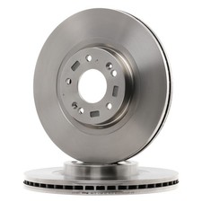 2x BREMBO Disque de frein Avant pour HYUNDAI SANTA FÉ II (CM) 321mm 09.B614.10