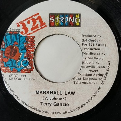 Terry Ganzie - Marshall Law (7'') (Near Mint (NM or M-)) - 2791292806