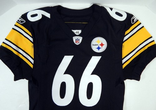 2011 Pittsburgh Steelers Joseph #66 Game Issued Black Jersey 46 DP21361 - Bild 3 von 8