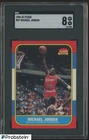 1986-87 Fleer Basketball #57 Michael Jordan RC Rookie HOF SGC 8 " LOOKS MINT "