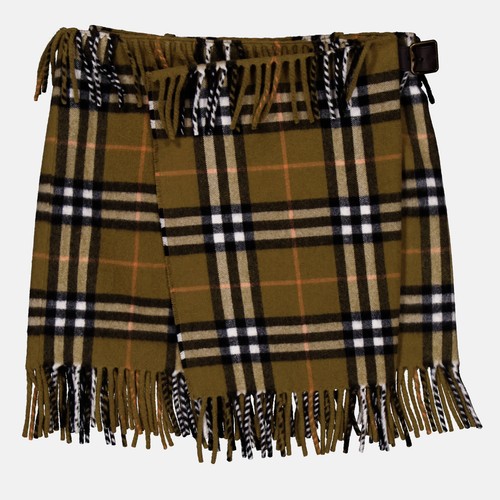 Burberry Check Fringed Mini Scarf Skirt - Afbeelding 5 van 7
