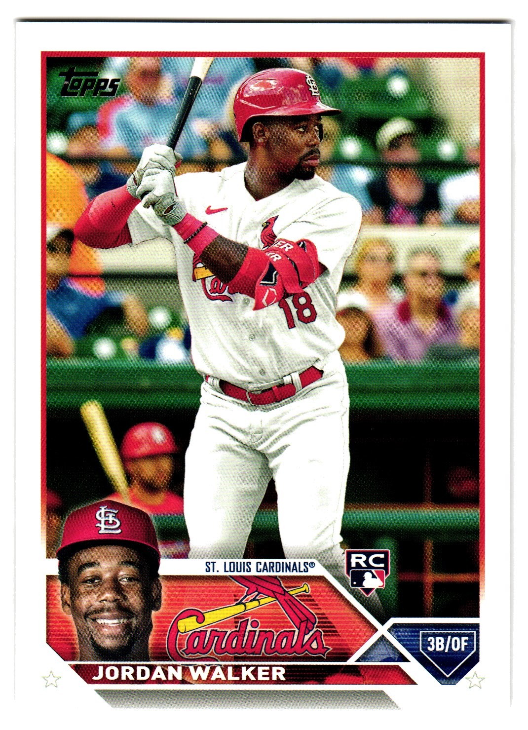 2023 Topps #344 Jordan Walker RC
