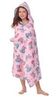 Saint Eve Kids' Hooded Beach Wrap 100% Cotton/Pink (Mermaid)/ One Size 30"x50" — photo 3