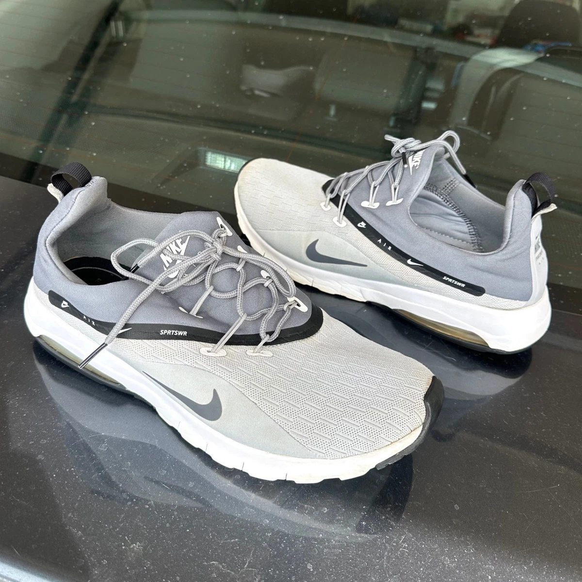 Nike Air Max Motion Racer 2 Men\'s Athletic Shoes Size 9.5 Wolf Grey‎ Nike Air Max Motion 2 Wolf Grey | eBay main image 2