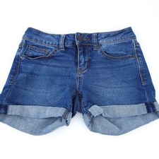SO Blue Jean Shorts Roll Cuff Size 3 Juniors Excellent Condition Denim Shorts