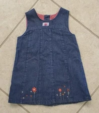 Toddler Girl's Mothercare Denim Jean Dress Size 6-9 M