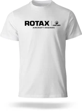 Rotax Aircraft Engines BRP Logo Funny T Shirt Made in USA Size S-5XL