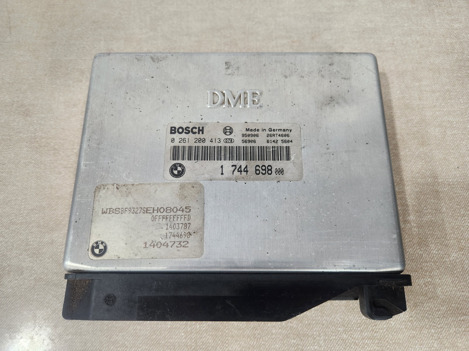 BMW E36 M3 3.0 S50B30 Engine Control Unit ECU DME BOSCH 413 Silver Label 1995 