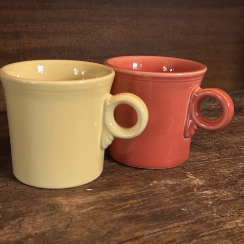 Fiestaware Cottage Farmhouse decor Set of Two Coffee Mugs Cups