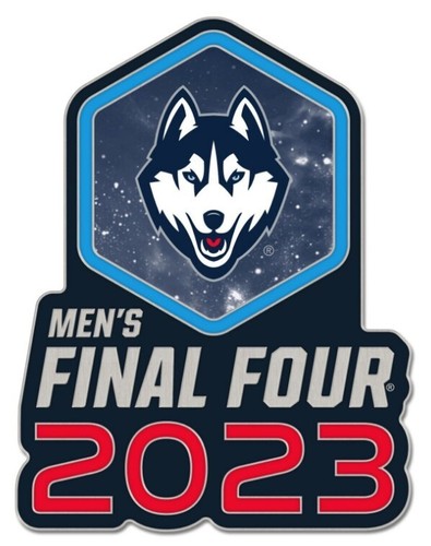 2023 CHAMPIONS MEN'S OFFICIAL FINAL FOUR GAME DAY PROGRAM UCONN HUSKIES PIN 2025 - Picture 3 of 3
