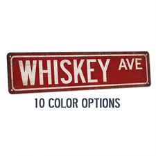 Whiskey Street Sign Man Cave Decor Home Bar Lounge Alcohol Bourbon 104180021012
