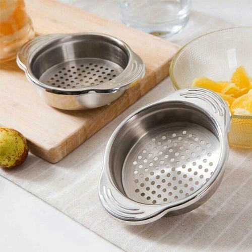 Steel Food Can Strainer Sieve Tuna Press Remover Drainer Sel New L9 - Picture 2 of 9