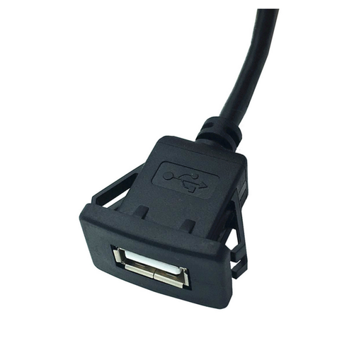 USB 2.0 A Male to Female Flush Mount Socket Extension Car boat Motorcycle Cable - Picture 2 of 4