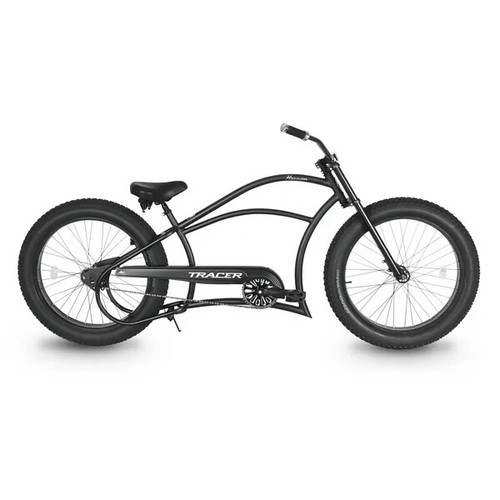 26'' Classic Chopper Stretch Cruiser Fat Tire Bike Single Speed - Picture 12 of 17