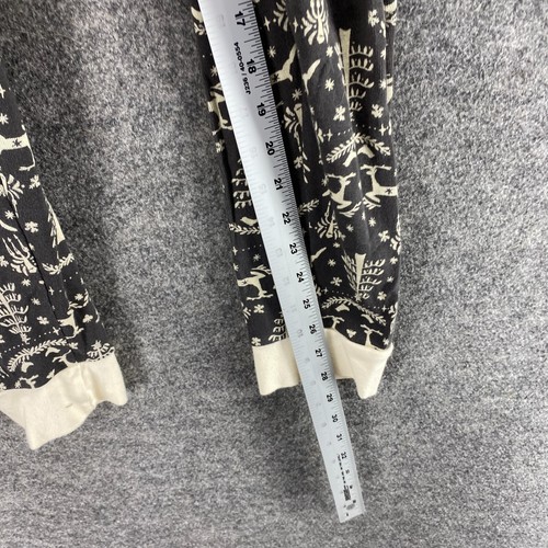 Burt's Bees Girls Pajama Pants S Small Black Forest Print Mid Rise PullOn Cotton - Picture 7 of 10