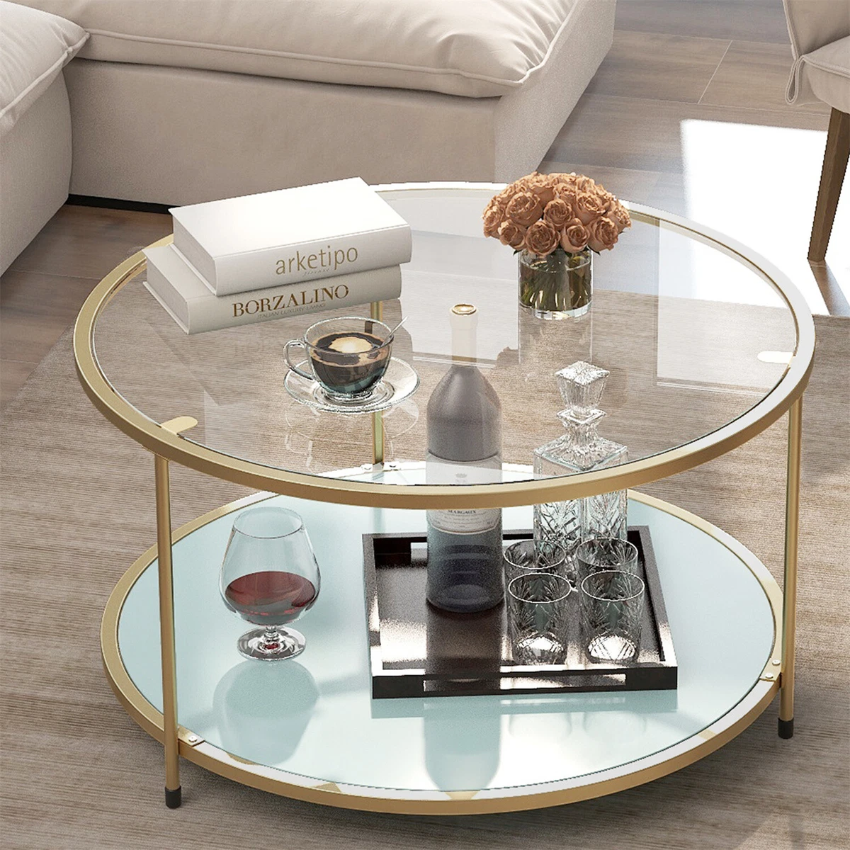 Modern glass tables sale for living room