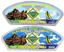 66/100 2008 Grey and SMY CSP Set Venturing Anniv. Glacier's Edge Council Patches