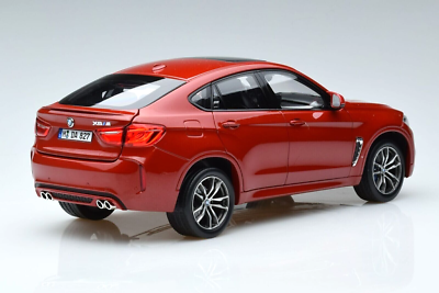 1/18 BMW X6 M Red Metallic 2015 Full Open Diecast Model Car By
