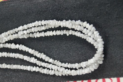 LOT DE PERLES BRUTES NON COUPÉES DIAMANT BLEU PERCÉ NATUREL 2