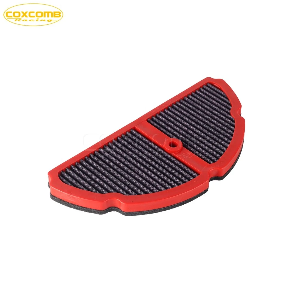 Kit de admisión de filtro de aire de alto flujo rojo para motocicleta para BENELLI TNT600 BN502R Foto 3 de 4