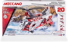 Meccano Maker System Aerial Rescue Makes 20 Models 406 PCS Ages 8+