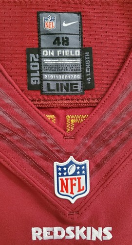 #75 Brandon Scherff of Washington Redskins NFL Game-Issued & Worn Jersey - 81709 - Picture 5 of 9