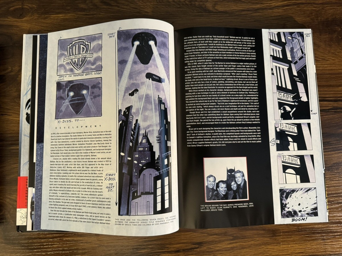 Batman Animated Series Book Hardcover Edition Signed By Bruce Timm