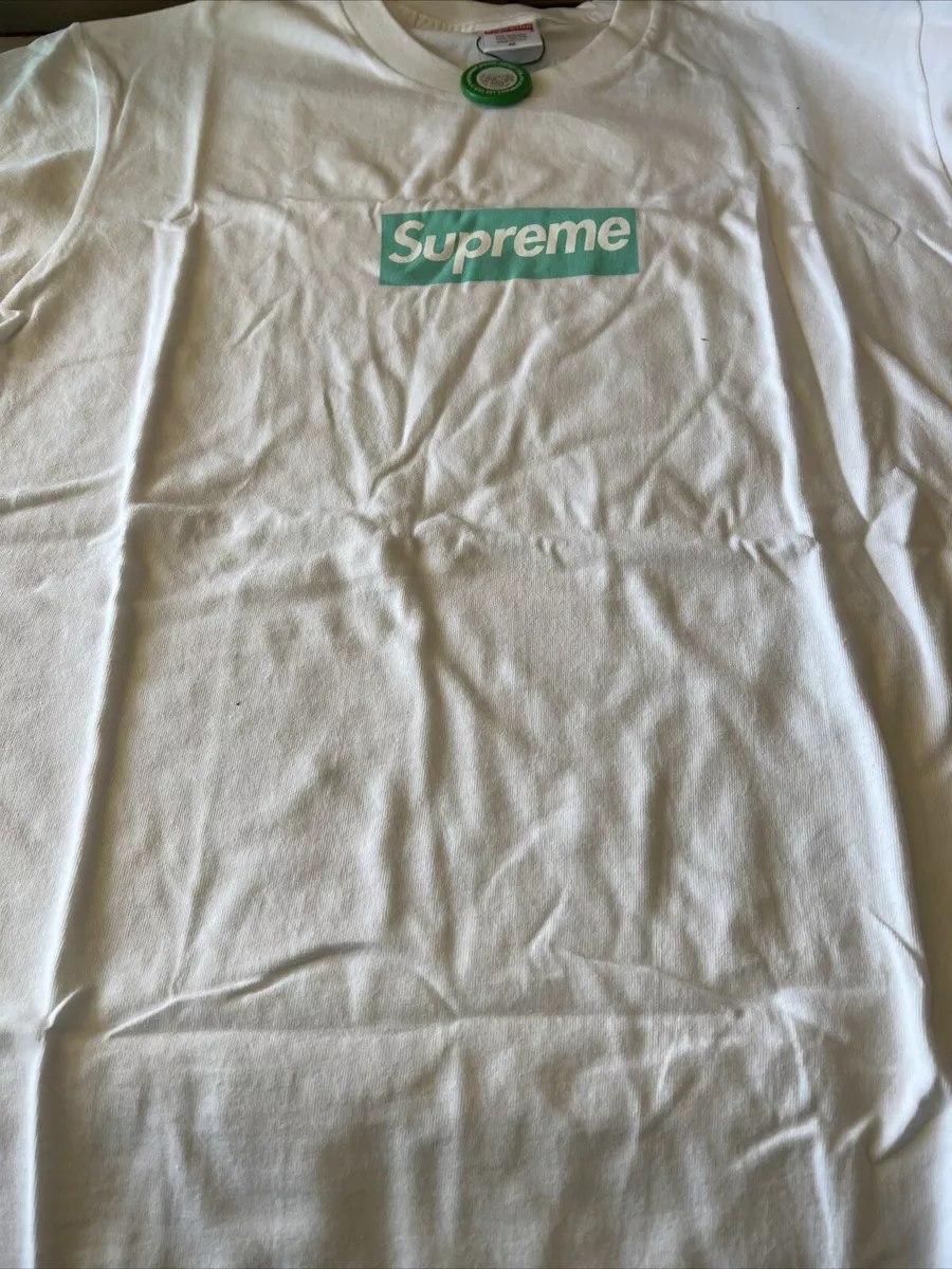 Supreme Tiffany & Co. Box Logo Tee T Shirt Medium M Tiffany’s