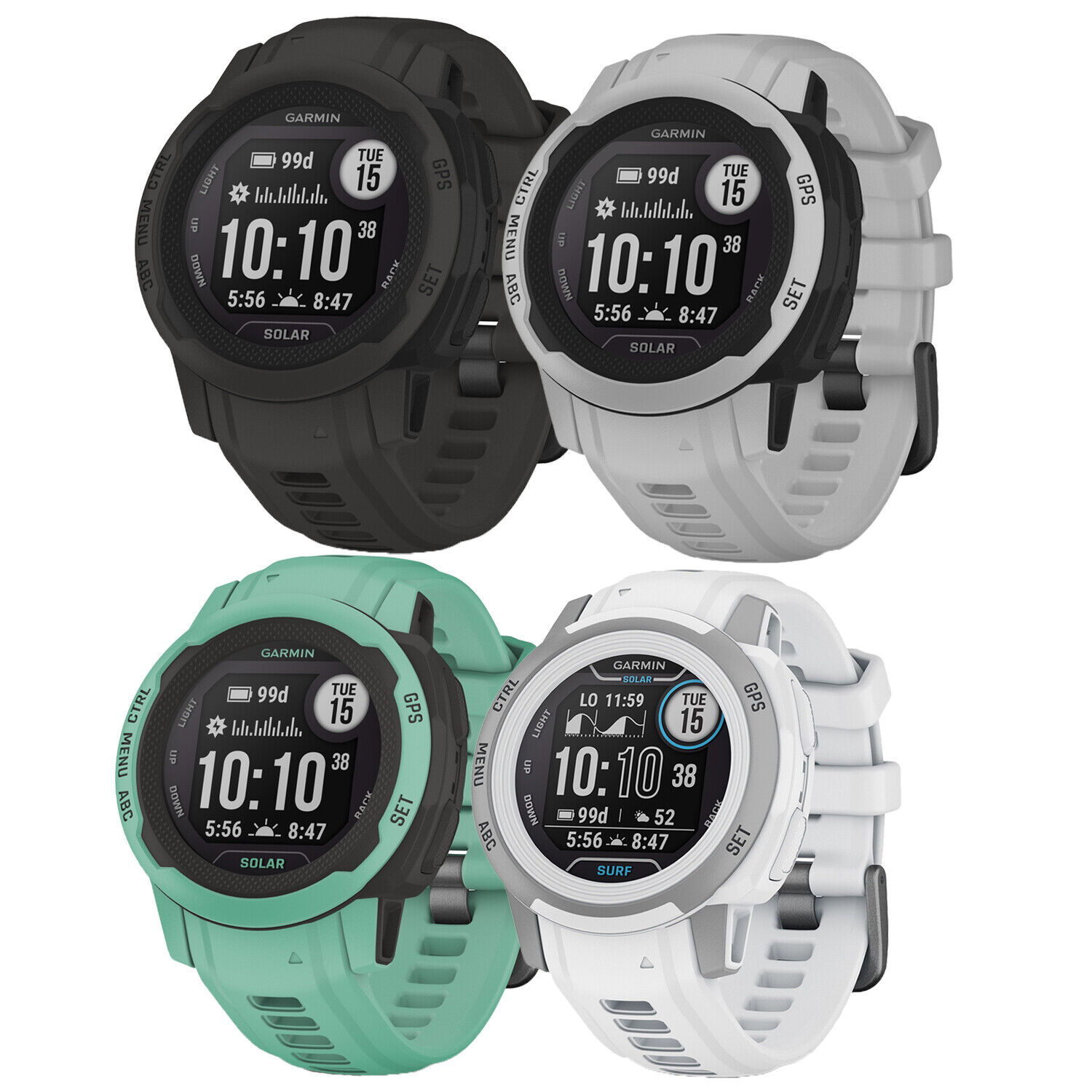 Garmin Instinct 2S Solar 40 mm Smartwatch Fiber-reinforced Polymer Neo  Tropic 010-02564-12 - Best Buy