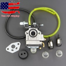 Carburetor for Eskimo Stingray S33Q8 Ice Auger 33cc Viper Engine Fuel Line Kit