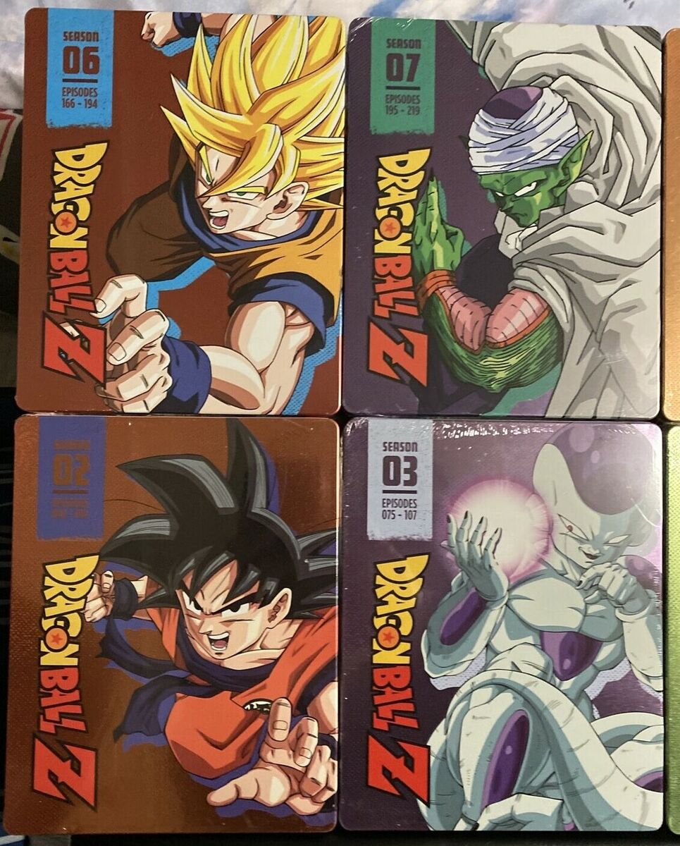 Dragon Ball Z Season 1 Episodes 1-39 (Blu-ray, 2020, 4-Disc STEELBOOK)  anime NEW 704400103506