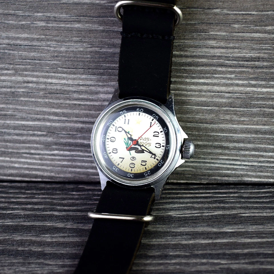 Soviet Men's Watch Vostok Komandirskie Wostok Vintage Wristwatch USSR Serviced - Image 4 of 4