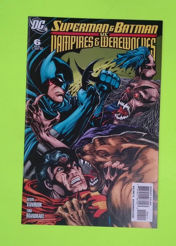 Superman and Batman Vs. Vampires and Werewolves #6 2009 DC Comics G39-227