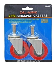 2-Piece 2" Swivel Caster Wheels for Creeper, BZC2P