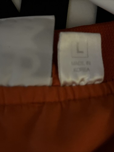RED OAK SPORTSWEAR MENS SZ L ORANGE ILLINOIS WINDBREAKER JACKET - Picture 10 of 10