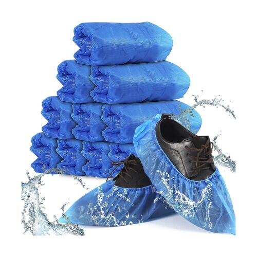 Shoe Covers Disposable Non-slip for Indoors -100 Pack (50 Pairs) Waterproof  P... | eBay