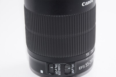 N.MINT] Canon EF-S 55-250mm F4-5.6 IS STM From JAPAN #m10374 | eBay