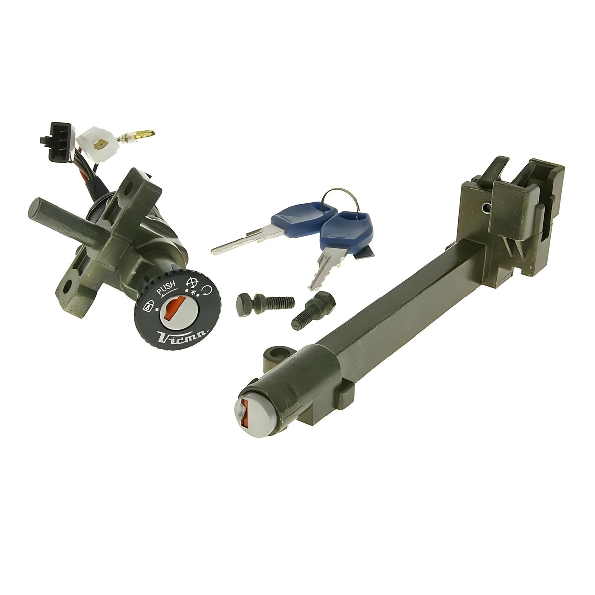Cerradura Para Depósito De Gasolina Yamaha DragStar - Aleación De Aluminio, Compatible Con Modelos 1998-2017, Incluye 2 Llaves