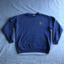 Vintage Fieldmaster Crewneck Sweatshirt XL Blue USA Made VTG 90s Outdoors Unisex