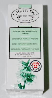 NIB METTLER Switzerland Detox Deep Purifying Serum for Oily Skin 1 fl oz