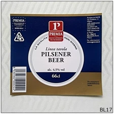 Linea tavola Pilsener Beer Label (BL17)