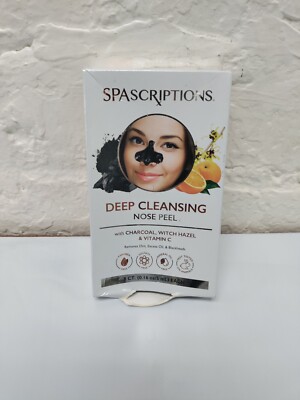 Deep Cleansing Nose Peel - Charcoal, Witch Hazel & Vitamin C - 8 Pack. Free Ship