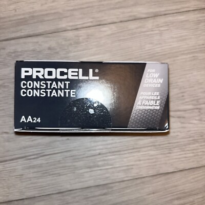 24 AA Duracell Procell Constant Alkaline Batteries 1.5V (PC1500, LR6)