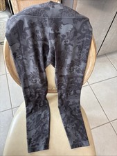 Lululemon Womens High Waisted Camouflage Print Athletic Leggings Gray Size 6