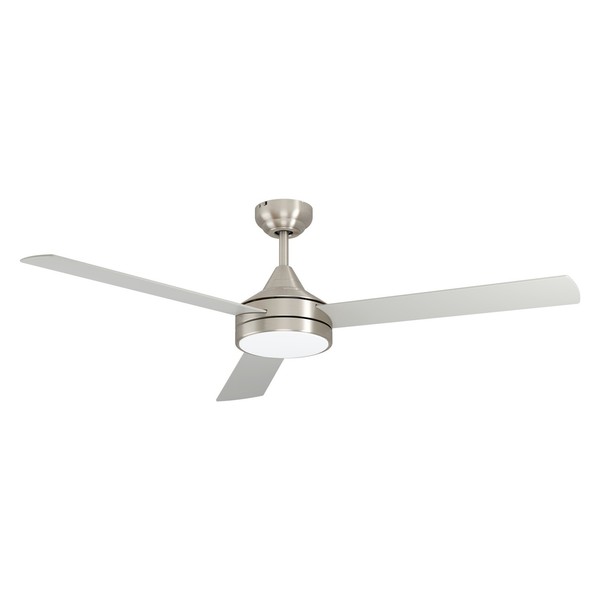 Deckenventilator Mit Licht Ventilator Mit Fernbedienung Timer Silber Ø132Cm-image