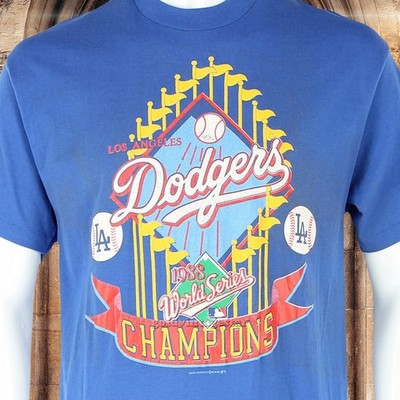 Vintage Los Angeles Dodgers 1988 World Series Champions Tee