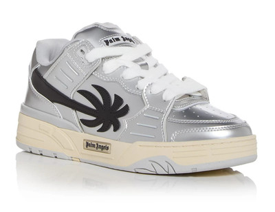 Palm Angels Z1976 Men's Silver Venice Low Top Sneakers Size EU 44 US 11