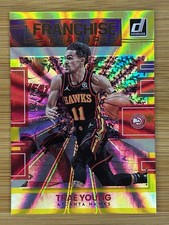(#/25 Yellow Laser Holo) 2022-23 Panini Donruss - Franchise Features Trae Young