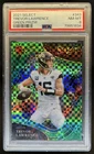 2021 Panini Select Trevor Lawrence Green Prizm Field Level RC #/5 Jaguars PSA 8